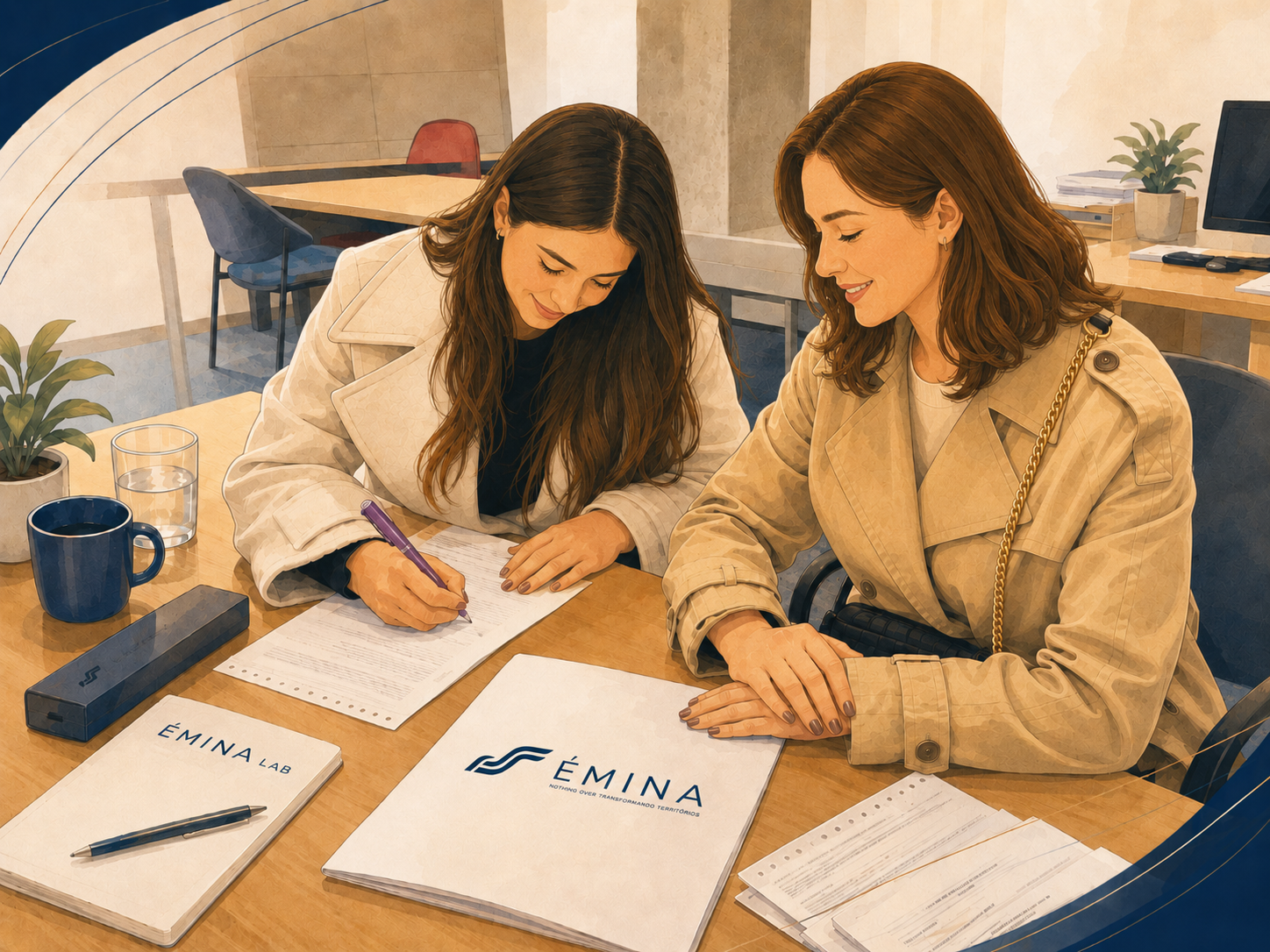 Mujeres liderando un proyecto
